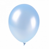 Balóny metalické 28cm 100ks Blankytné modré